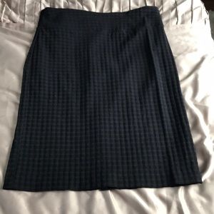 Black pencil skirt.